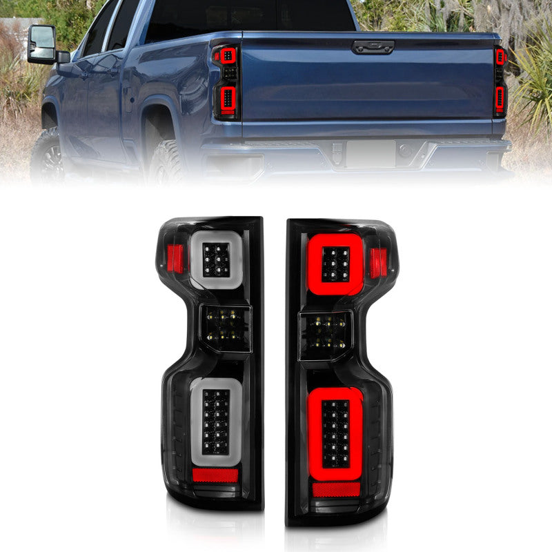 ANZO 2019-2026 Chevrolet Silverado 1500 LED Taillights