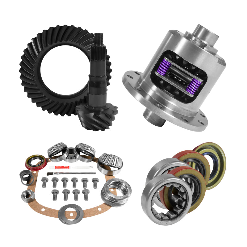 Yukon Gear & Axle YGK2246 7.5in/7.625in for GM 3.73 Rear Ring & Pinion Install Kit 28 Spline Positraction Axle Bearings