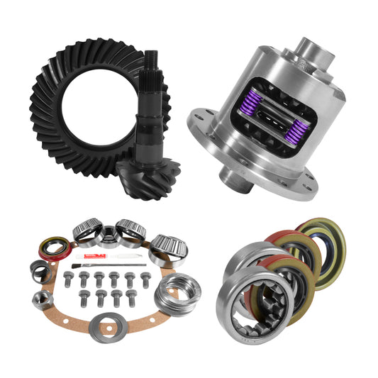 Yukon Gear & Axle YGK2246 7.5in/7.625in for GM 3.73 Rear Ring & Pinion Install Kit 28 Spline Positraction Axle Bearings