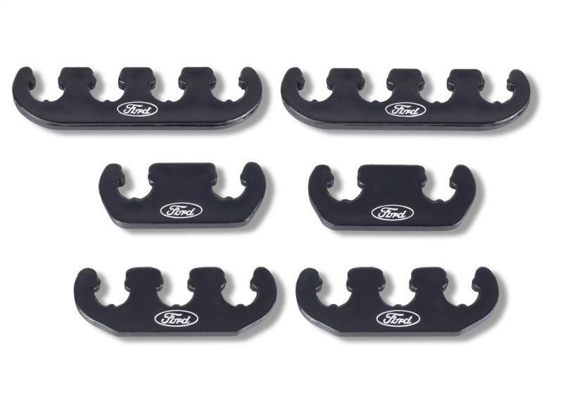 Ford Racing Wire Dividers 4 to 3 to 2 - Black with White Ford Logo