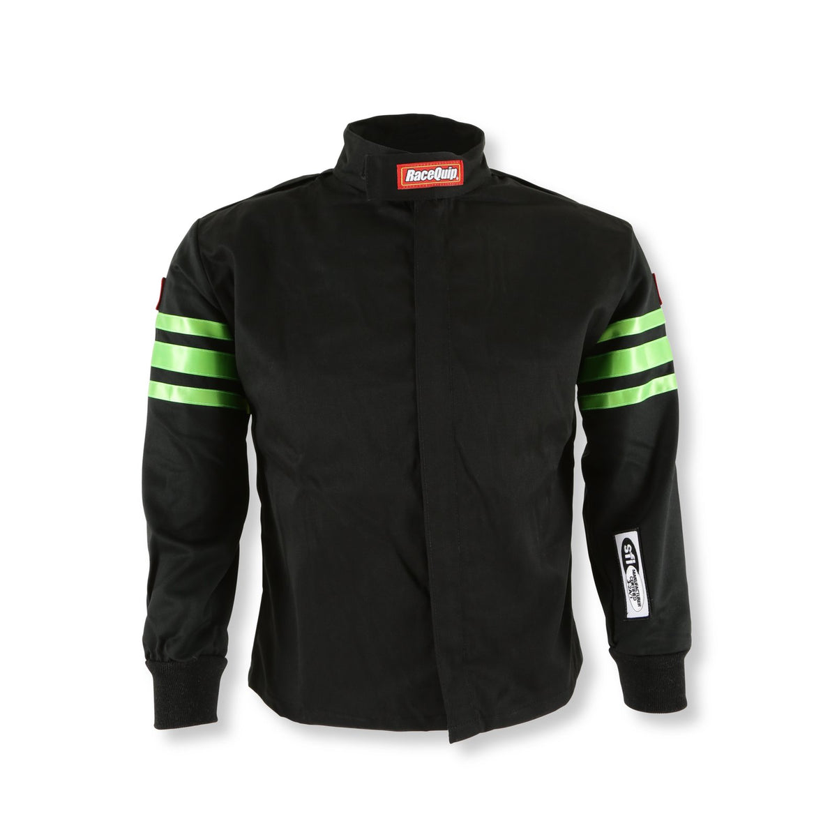 RaceQuip 1960793 Green Trim SFI-1 Junior Jacket - Kids Medium
