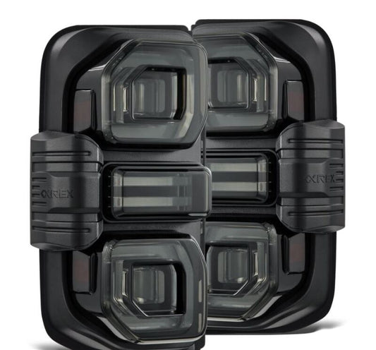 AlphaRex 659020 21-24 Ford Bronco NOVA LED Tail Lights - Alpha-Black