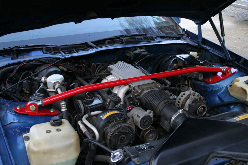 UMI Performance 2008-R Adjustable Strut Tower Brace Red for 1987-1992 GM F-Body