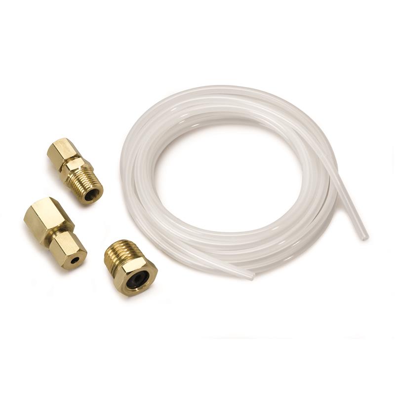 AutoMeter 3223 1/8in Nylon Tubing 10ft with Brass Compression Fittings