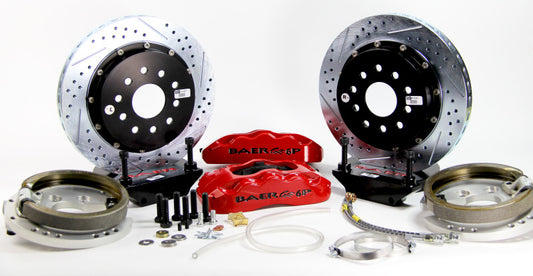 Baer Brakes 64-68 Chevrolet Chevy II 13in Pro+ Rear SDZ Brake Kit - Grabber Blue