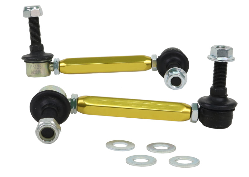 Whiteline KLC180-155 Universal Sway Bar Link Assembly Heavy Duty 150mm-175mm Adjustable Steel Ball for 2021-2026 Ford Mustang Mach-E