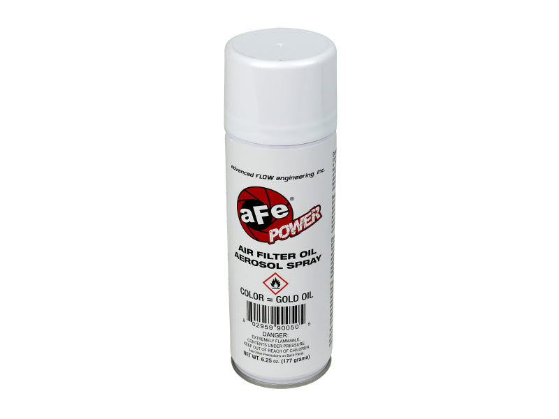 aFe Power Air Filter Restore Kit: 12oz Filter Cleaner and 6.25oz Aerosol Filter Oil - Gold, Restores Pro GUARD7 Engine Air Filters, #90-50000