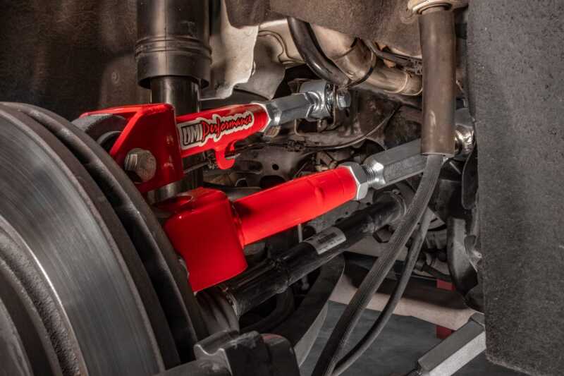 UMI Performance 2554-R Suspension Control Arm Red for 2016-2024 Chevrolet Camaro