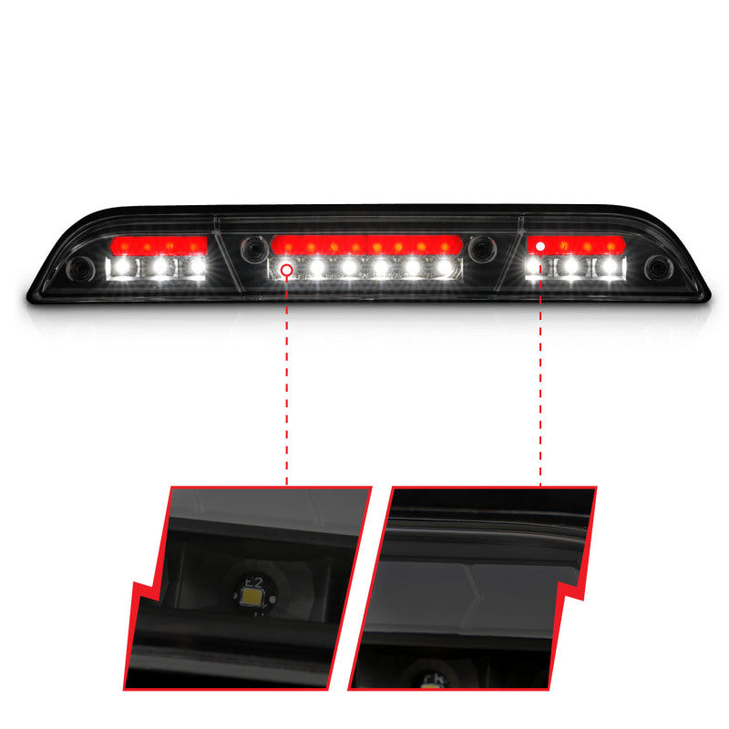 ANZO 15-23 Ford F-150 - F-450 LED Third Brake Light - Black Housing/Smoke Lens