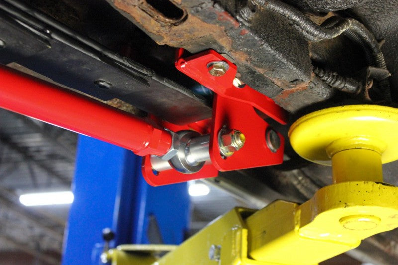 UMI Performance 262824-R Leaf Spring Traction Bars with Mounts Red