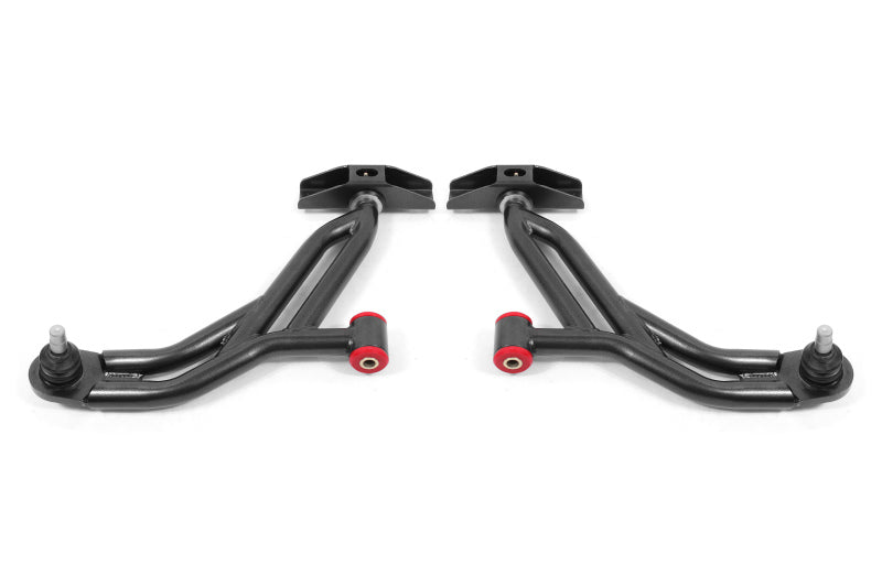 BMR Suspension 2005-2014 Ford Mustang Lower A-Arms - Black Hammertone - Non-Adjustable