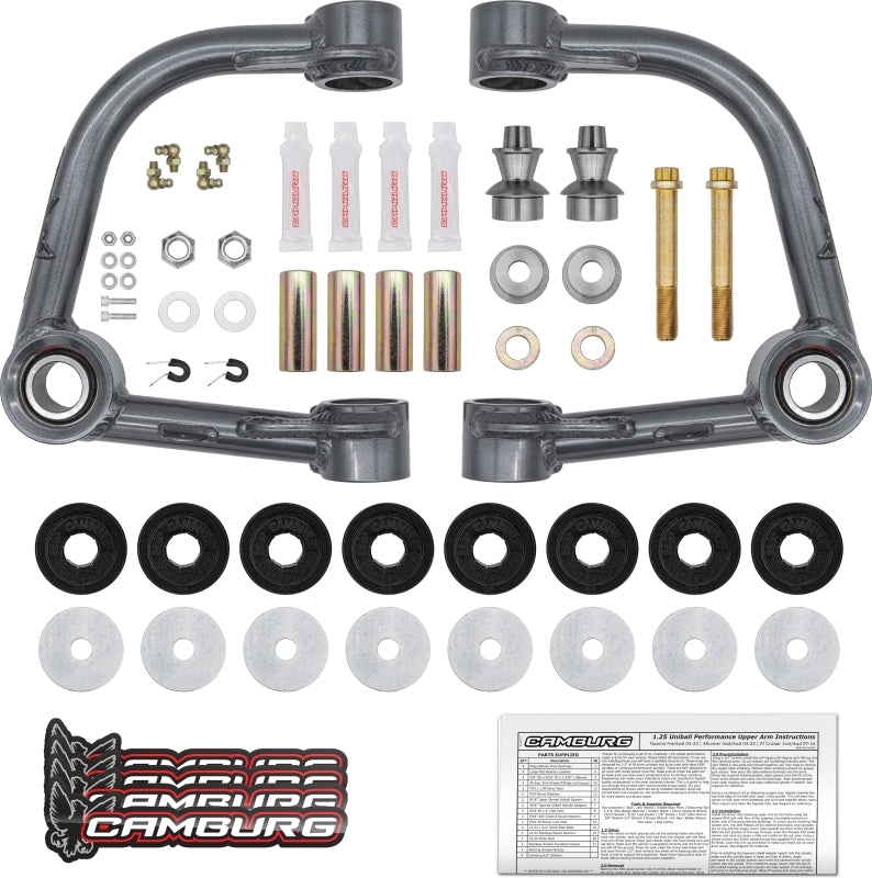 Camburg Engineering CAM-310036 Uniball UCA (1.25 in) for 2003-2023 Toyota Tacoma / 4Runner / FJ Cruiser (PreRunner and 4WD)