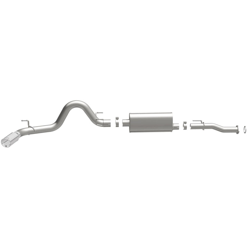 MagnaFlow 19291 Cat-Back 2016 Toyota Tacoma 3.5L V6 SS 3in Single Pass Side Exit Rear 4in Tip - #19291