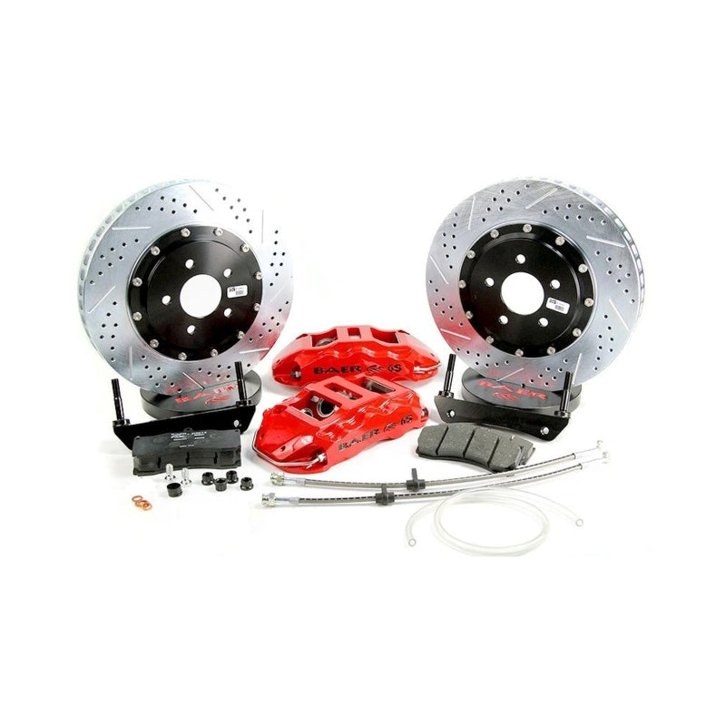Baer Brakes 94-04 Ford Mustang 14in Extreme+ Front SDZ Brake Kit - Fire Red