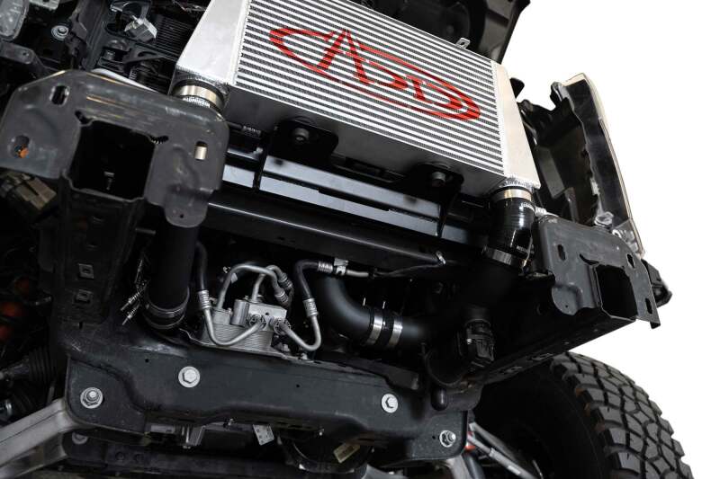 Addictive Desert Designs for 17-18 Ford F-150 Raptor High Mount Intercooler Upgrade Kit Clocked