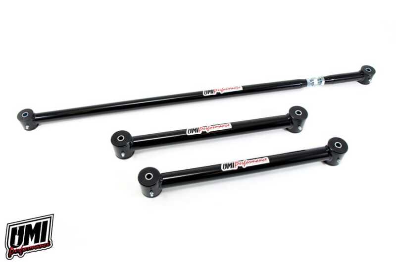 UMI Performance 201529-B Lower Control Arm and Panhard Bar Kit Black