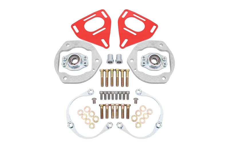 BMR 2016-2024 Chevy Camaro Caster Camber Plates - Red