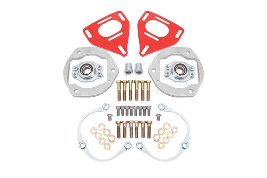 BMR 2016-2024 Chevy Camaro Caster Camber Plates - Red