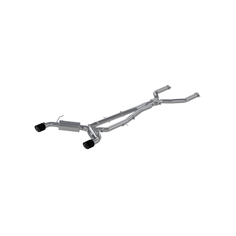MBRP S44003CF Cat-Back Exhaust System - 2016-2024 Infiniti Q50 3.0L (RWD/AWD) (Street) | T304 Stainless
