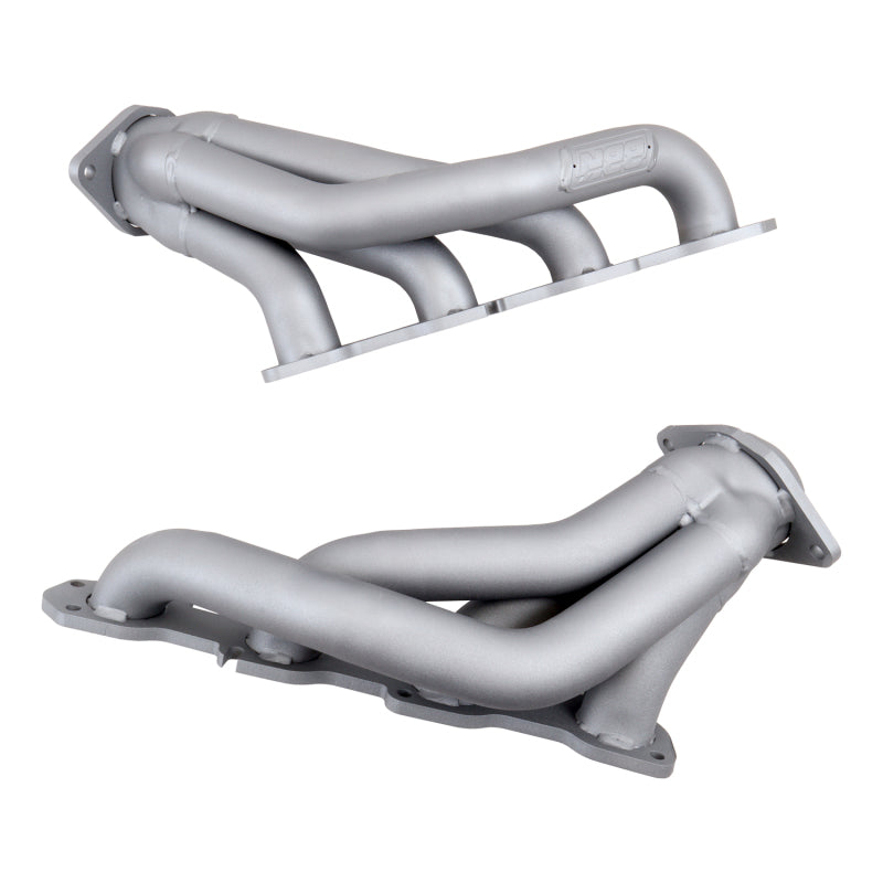 BBK Performance 4013 Shorty Headers 1-7/8 Titanium Ceramic for 2005-2010 Chrysler 300, Dodge Charger / Challenger / Magnum SRT8 (6.1L Hemi)
