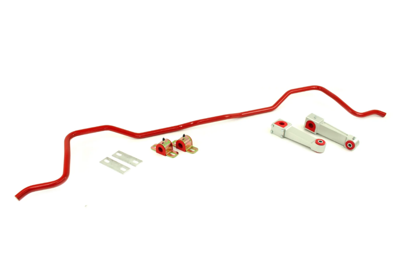 UMI Performance 1013-R Rear Sway Bar 22mm Solid CrMo Red for 2005-2014 Mustang