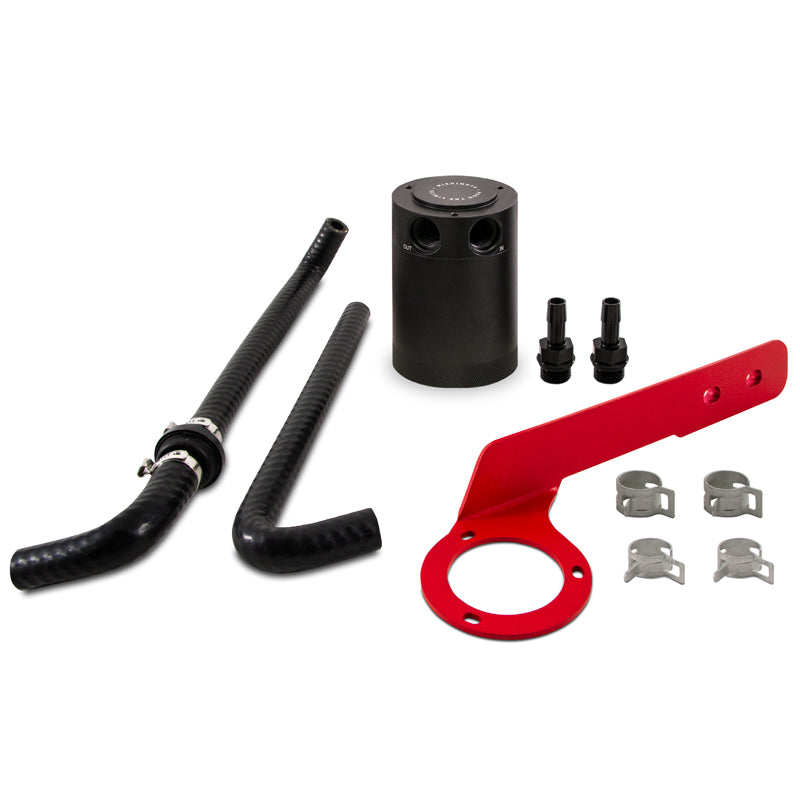 Mishimoto 2018+ Honda Accord 2.0T Baffled Oil Catch Can PCV Side - Red - #MMBCC-ACRD20-18PBERD