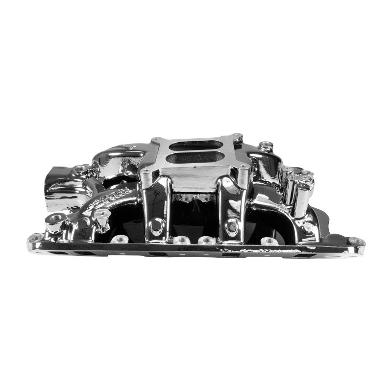 Edelbrock 7581-CP RPM Air-Gap Small Block Ford 351W Intake Manifold - Chrome Plasma Finish
