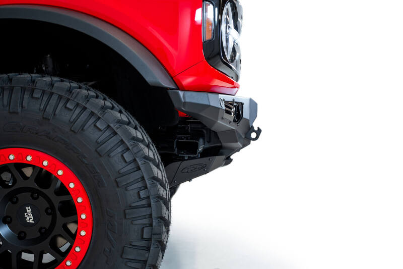 Addictive Desert Designs for 21-22 Ford Bronco Bomber Front Bumper (w/ 3 Rigid 360 Mounts)