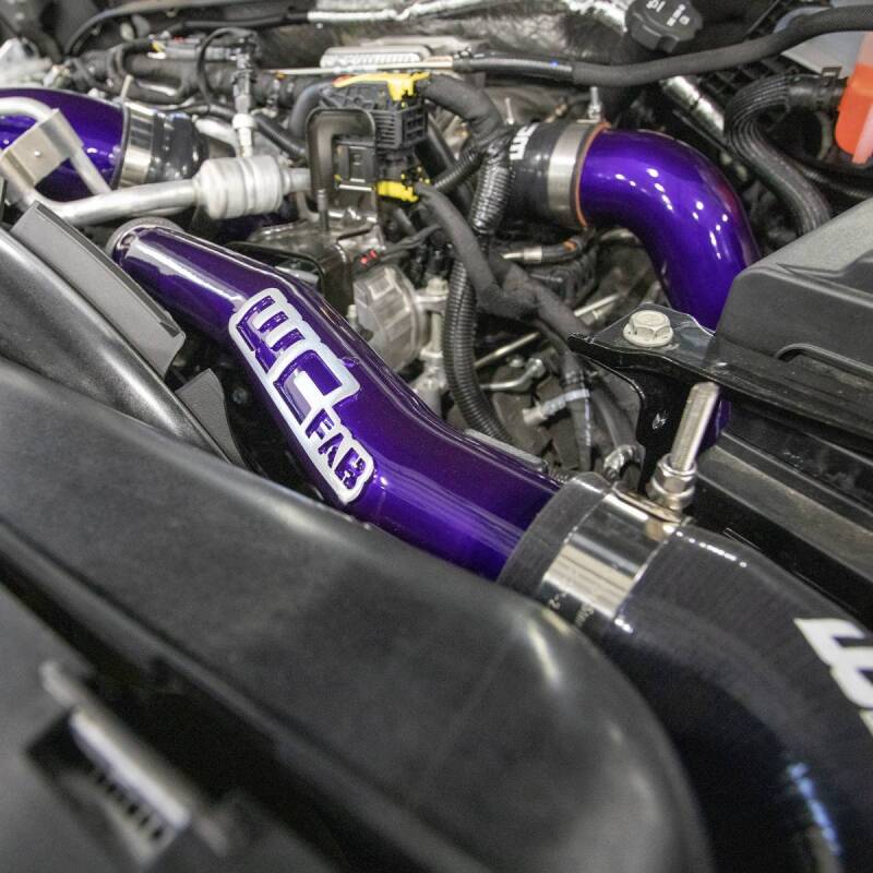 Wehrli Custom Fabrication WCF100541-GW Upper Coolant Pipe Gloss White for 2020-2026 Chevrolet Silverado / GMC Sierra 2500 HD / 3500 HD 6.6L L5P Duramax
