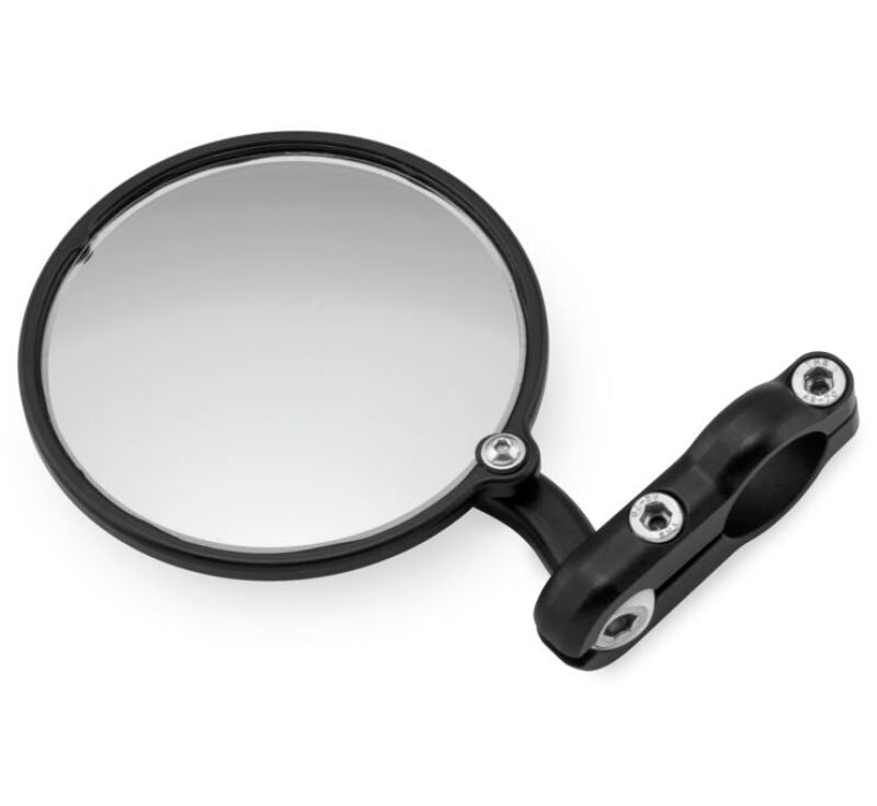 CRG Constructors HSLS-200-L Hindsight LS Folding 3in Round Bar End Mirror Left Black
