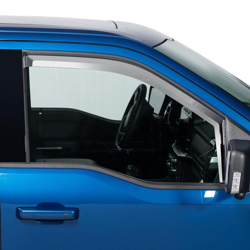 Putco for 2021 Ford F-150 Super Crew Element Chrome Window Visors (Set of 4)