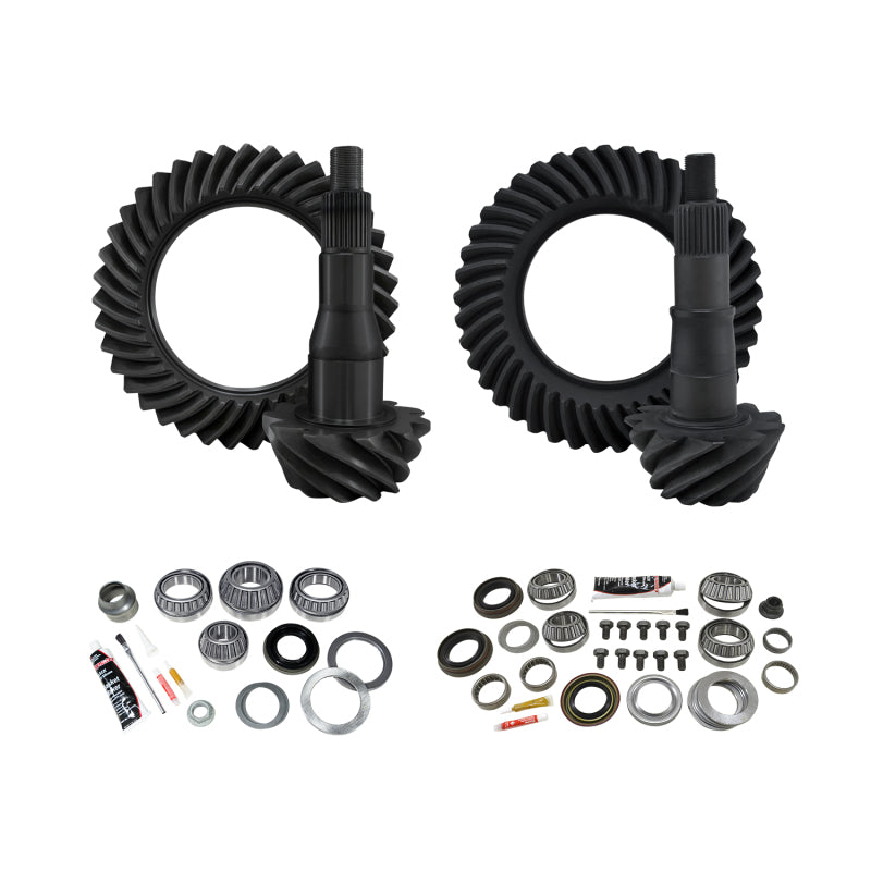 Yukon Gear & Axle YGK108 Gear & Install Kit Package for 2011-2019 Ford F150 9.75in Front & Rear 4.56 Ratio