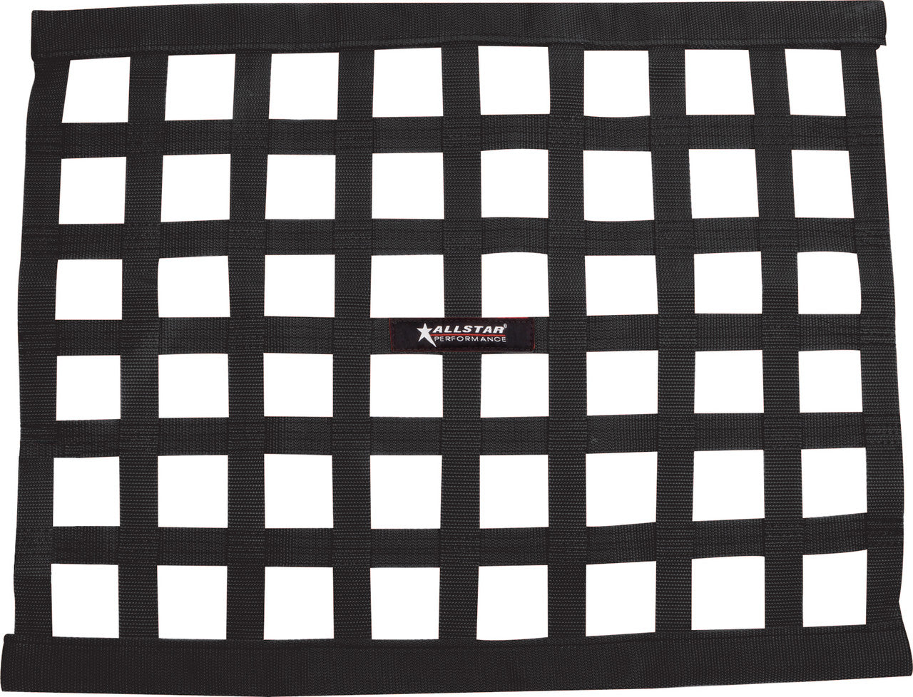 Allstar Performance Window Net Ribbon Style 18in X 24in Black Non-SFI ALL10284
