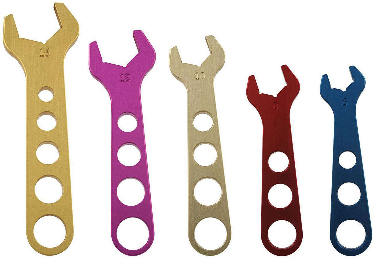 Allstar Performance Aluminum Wrench Set (6-8-10-12-16) ALL11100