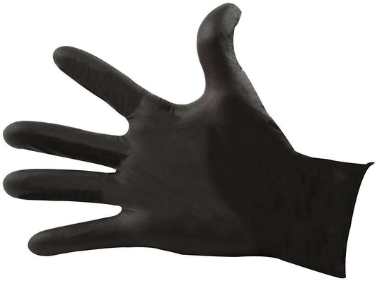 Allstar Performance Black Nitrile Gloves XL Chemical Resistant ALL12026