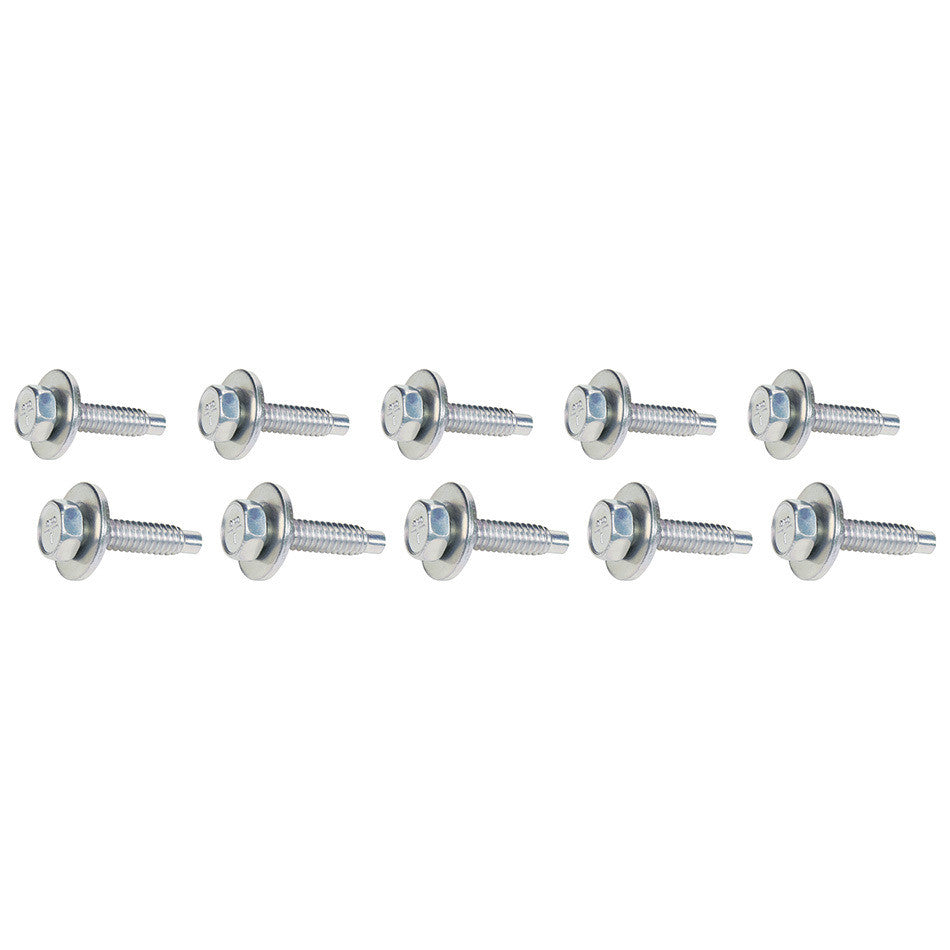 Allstar Performance Body Bolt 1-1/8in 10pk Silver ALL16555