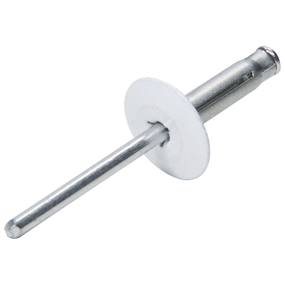 Allstar Performance Large Head Rivet 250Pk White Flange Type Aluminum Mandrel ALL18061