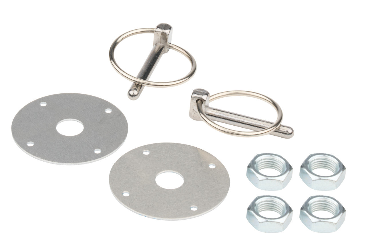 Allstar Performance Aluminum Hood Pin Kit 1/2in Silver ALL18500