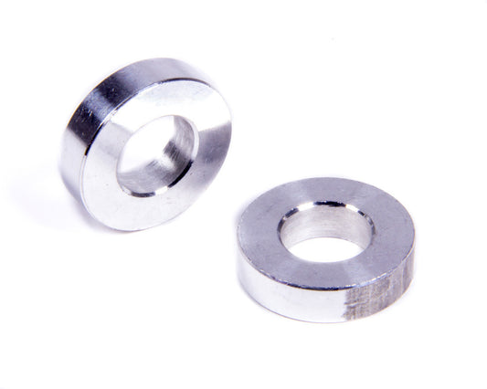 Allstar Performance Flat Spacers Aluminum 1/4in Thick 1/2in ID 1in OD ALL18762
