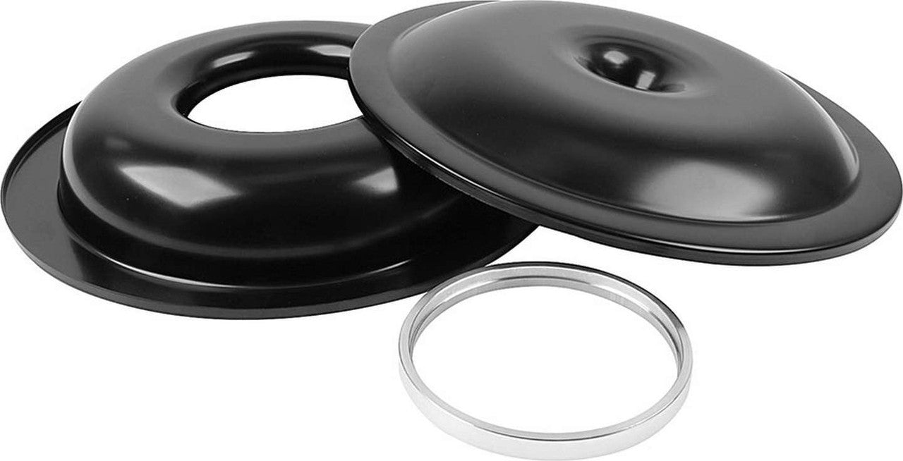 Allstar Performance Lightweight 14in Air Cleaner Kit Black No Element 1/2in Spacer ALL25901
