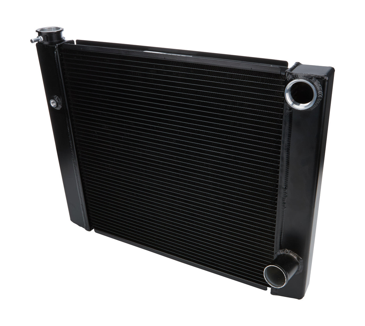 Allstar Performance Dual Pass Radiator 19X26 1 Row Lightweight Black ALL30345
