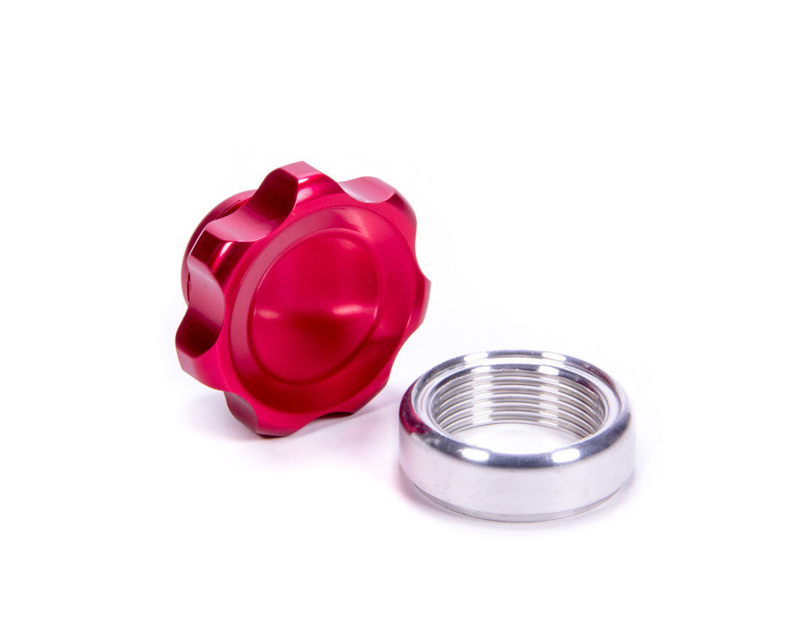Allstar Performance Filler Cap Red with Weld-In Aluminum Bung Small ALL36165