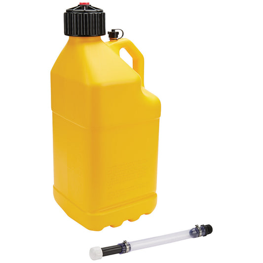 Allstar Performance Utility Jug 5 Gal w/ Filler Hose Yellow 4pk ALL40123-4