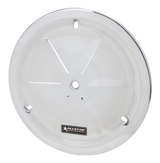 Allstar Performance Aluminum Wheel Cover Weld Style Louvered Polished ALL44140