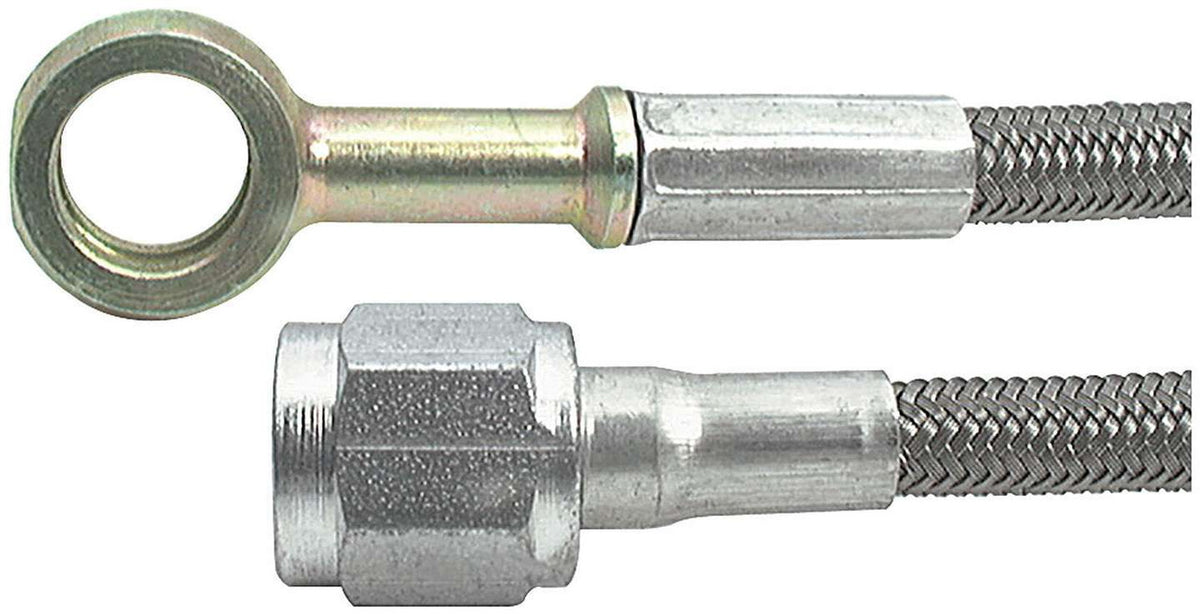 Allstar Performance 18in #4 Line -4 Straight/10mm Banjo ALL46440-18