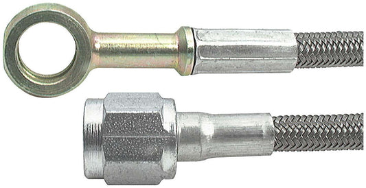 Allstar Performance 21in #4 Line -4 Straight/10mm Banjo ALL46440-21