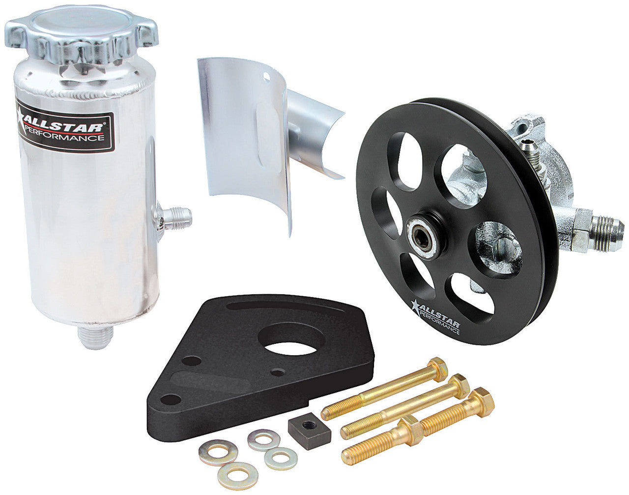 Allstar Performance Power Steering Kit Block Mount ALL48242