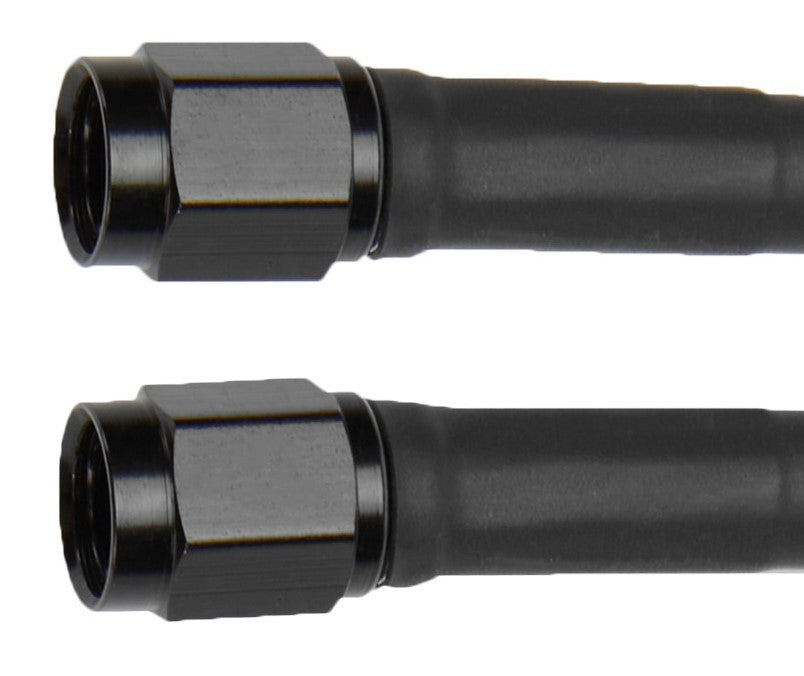 Allstar Performance Coated Braided Line 40in #2 Hose -3 Straight/-3 Straight ALL48384