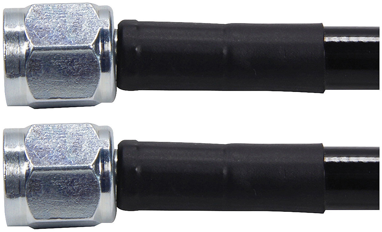 Allstar Performance Coated Braided Line 12in #4Hose -4 Straight/-4 Straight Steel ALL48440-12