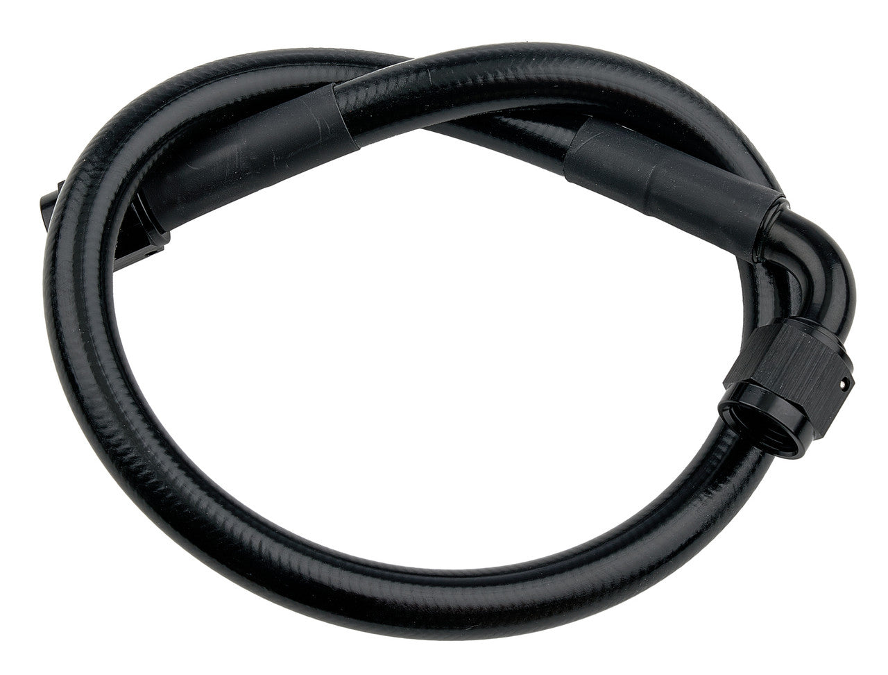 Allstar Performance Coated Braided Line 21" #6 Hose -6 Straight/-6 90 Degree ALL48466-21